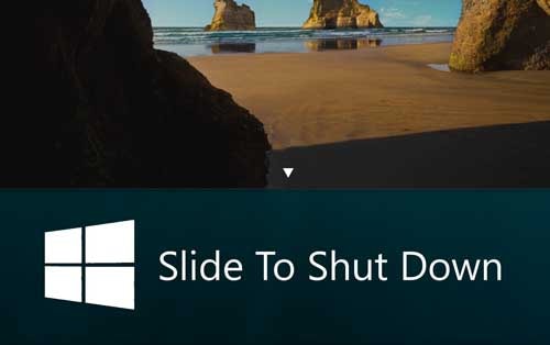 Hướng dẫn tạo chức năng Slide to shutdown trên Windows 10