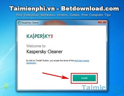 cai dat va su dung kaspersky cleaner tren pc