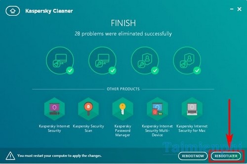 Cài đặt và sử dụng Kaspersky Cleaner trên PC