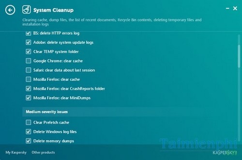 Cài đặt và sử dụng Kaspersky Cleaner trên PC