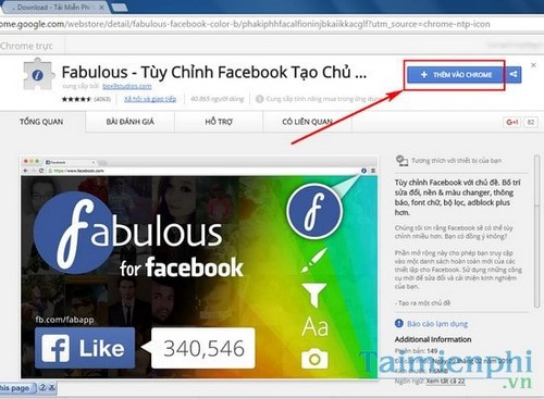 Đổi giao diện Facebook bằng Fabulous trên Chrome