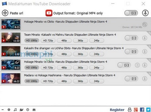 Tải video Youtube bằng MediaHuman Youtube Downloader