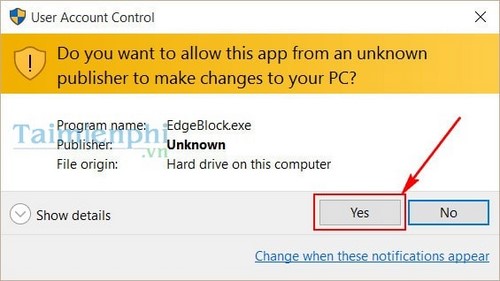 Chặn trình duyệt Edge trong Windows 10