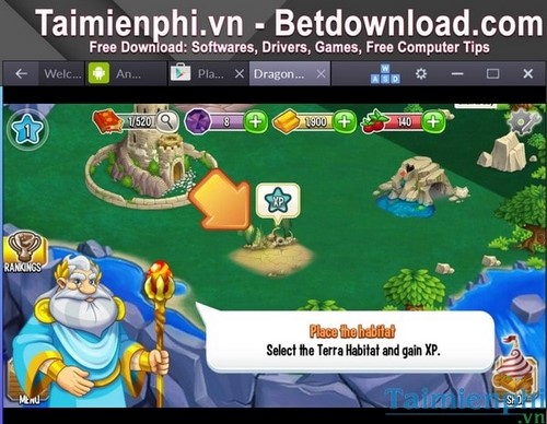 Chơi Dragon City trên pc bằng BlueStacks