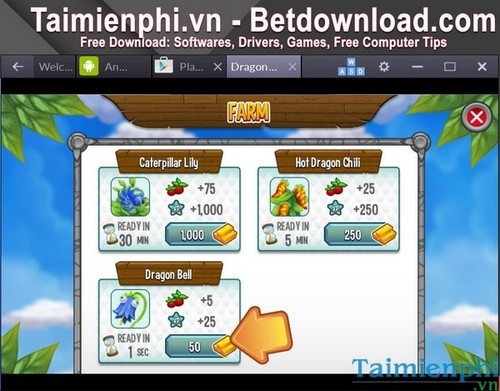 Chơi Dragon City trên pc bằng BlueStacks