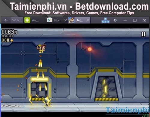 Chơi Jetpack Joyride trên pc bằng BlueStacks