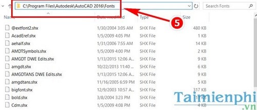 Cách cài Font AutoCAD đầy đủ và chi tiết nhất, cài Font tiếng Việt trong CAD