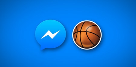 Chơi game bóng rổ trong Facebook Messenger