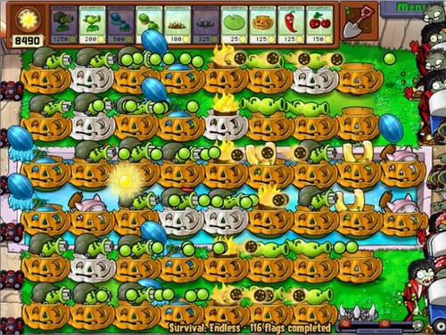 Use the cheat engine to replace the game plants vs zombies