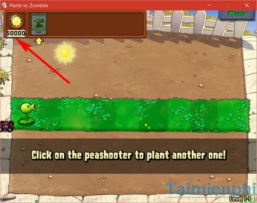 Dùng Cheat Engine thay đổi thông số game Plants vs. Zombie