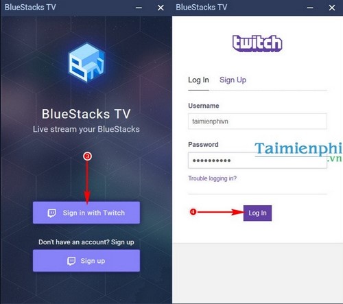Stream game mobile trên BlueStacks, phát game trực tiếp qua Twitch