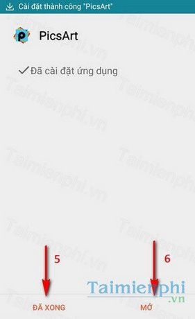 Hướng dẫn cài PicsArt trên điện thoại