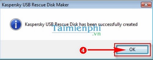 Hướng dẫn tạo USB Kaspersky Rescue Disk, diệt virus máy tính