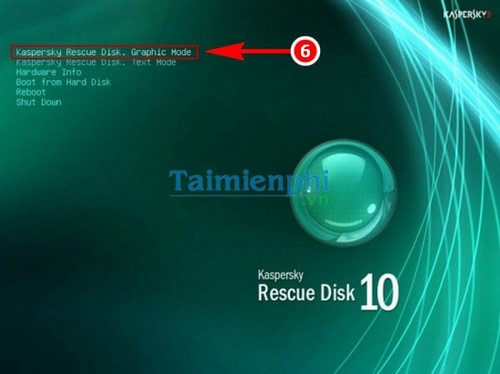 Hướng dẫn tạo USB Kaspersky Rescue Disk, diệt virus máy tính