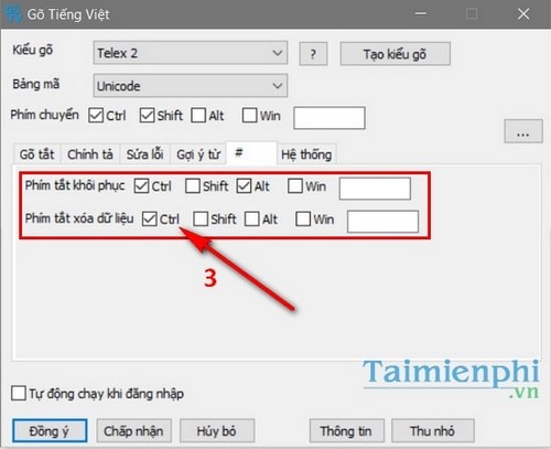 Tổng hợp phím tắt trong phần mềm GoTiengViet