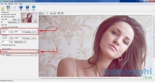 Mẹo phóng to ảnh không làm giảm chất lượng bằng PhotoZoom Classic