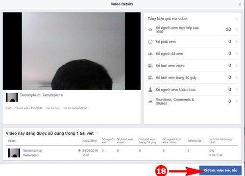 Cách Live Stream Video trên Fanpage Facebook