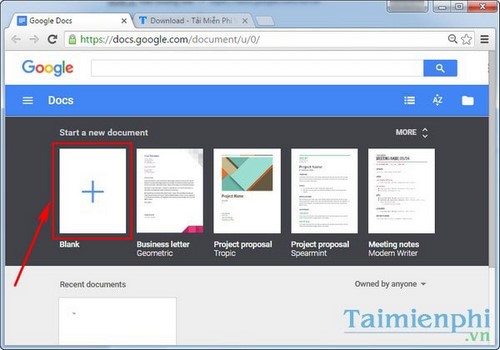 Đánh số trang trong Google Docs