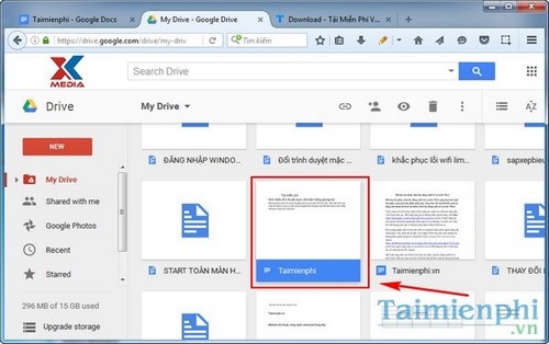 Cách Chuyển Dữ Liệu Từ Google Docs Sang Google Drive