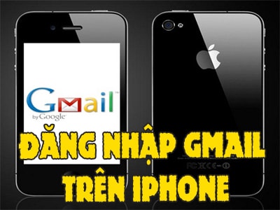 dang nhap gmail tren iphone