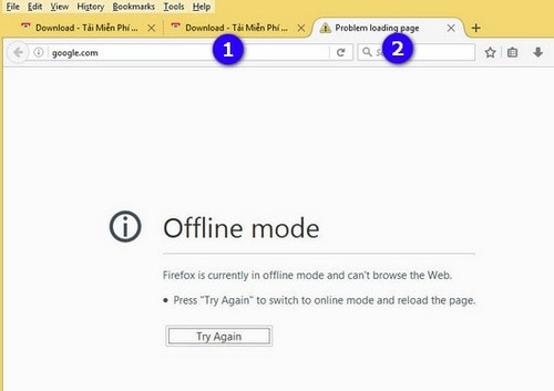 Duyệt Web Offline trên Firefox với Offline Mode, không cần internet