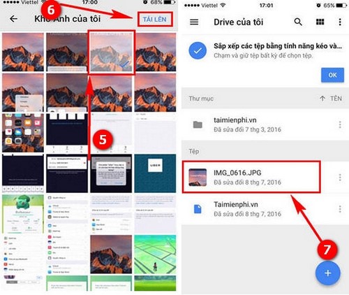 Tải File Lên Google Drive Trên Iphone, Android