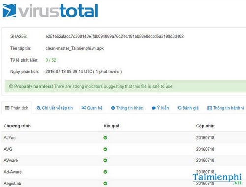 cach check virus file apk kiem tra file apk co sach hay khong