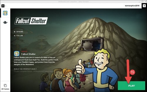 Chơi Fallout Shelter trên máy tính, game sinh tồn 2D hấp dẫn