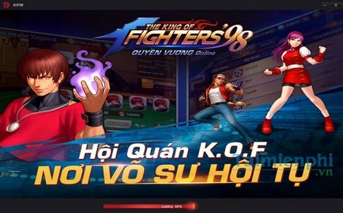 Chơi Quyền Vương 98 trên máy tính bằng Garena, game võ thuật đối kháng