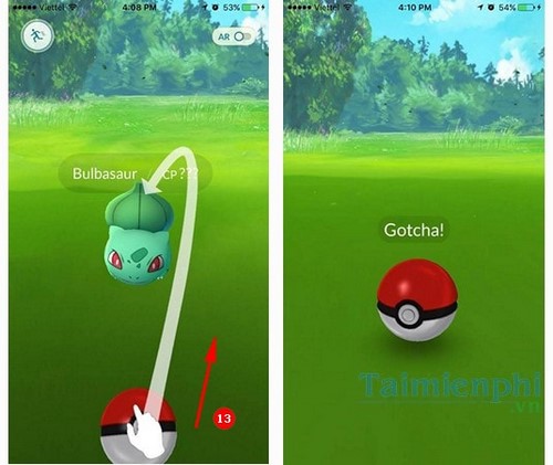 Chơi Pokemon Go trên điện thoại, game huấn luyện Pokemon thực tế ảo trên iPhone, Android