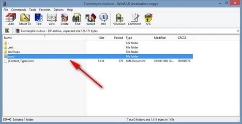 how to download a word file from winrar