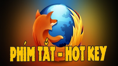 phim tat trong firefox