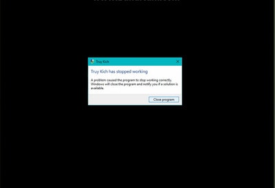 Sửa lỗi Truy Kích has stopped working trên Windows 10