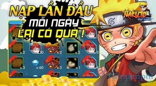 how to earn coins in naruto dai chien mobile