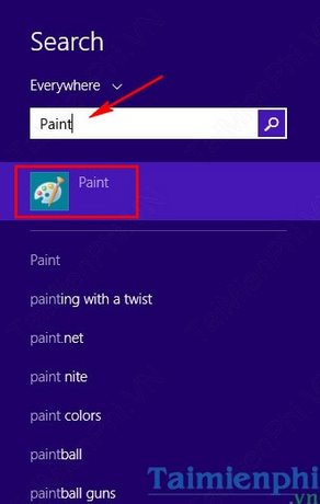 Cách mở Paint trên Windows 10, 8, 7, mở công cụ Paint