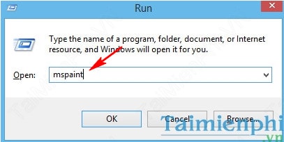 Cách mở Paint trên Windows 10, 8, 7, mở công cụ Paint 5