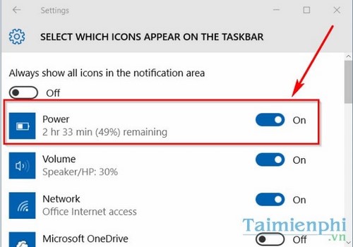 Cách khắc phục lỗi mất biểu tượng pin trên Windows 10, 7, 8.1 6 sua loi mat bieu tuong pin tren windows 10 7 81