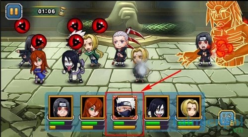 use chakra images in naruto dai chien mobile