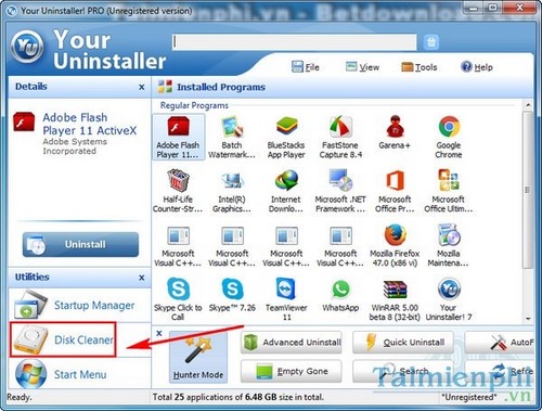Xóa các file lỗi trên máy tính với Your Uninstaller