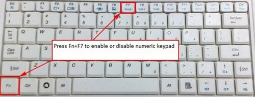 Cách bật tắt numlock trên laptop Lenovo
