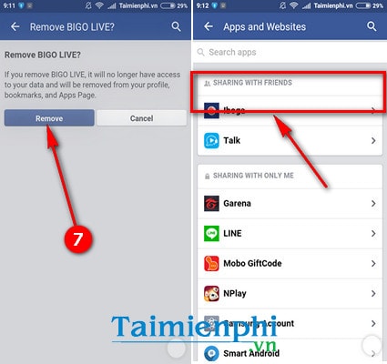 Cách gỡ, loại bỏ ứng dụng liên kết với Facebook cho Android