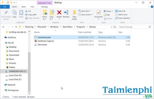 Cài tự động xóa file tạm, file rác khi mở máy trên Windows 10