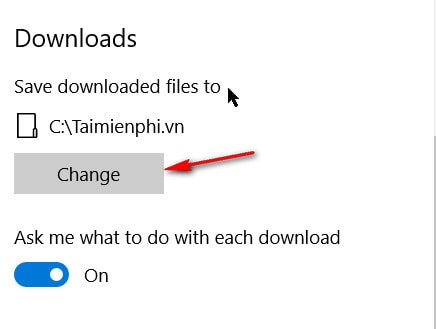 Tắt chế độ tự động download trên Microsoft Edge