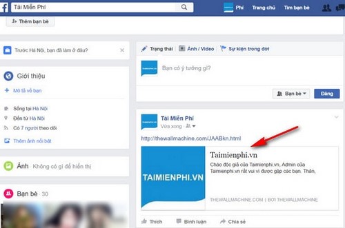 Tạo status fake, fake status trên Facebook