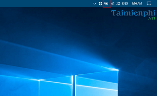 Sửa lỗi không hiển thị biểu tượng pin trên Windows 10