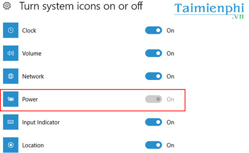 Sửa lỗi không hiển thị biểu tượng pin trên Windows 10