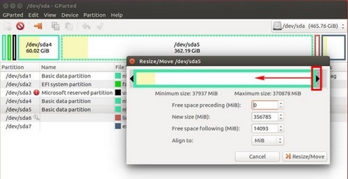 Tăng dung lượng phân vùng chứa Ubuntu sau khi cài đặt