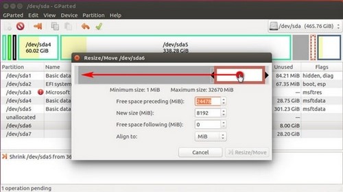 Tăng dung lượng phân vùng chứa Ubuntu sau khi cài đặt