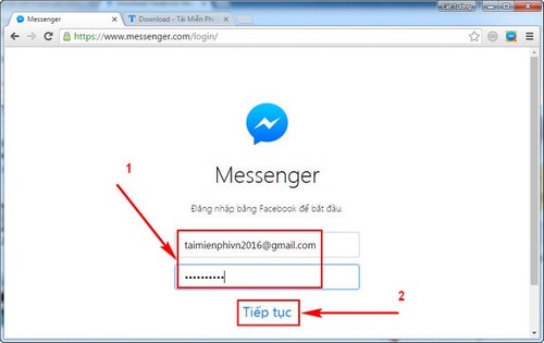 Xem bạn bè online bằng Facebook Messenger trên máy tính