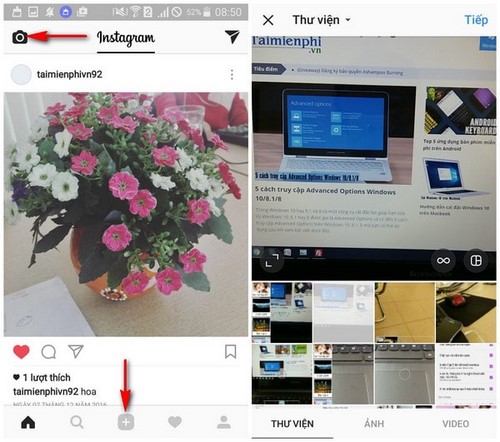 Cách sử dụng Instagram trên Android dành cho người mới